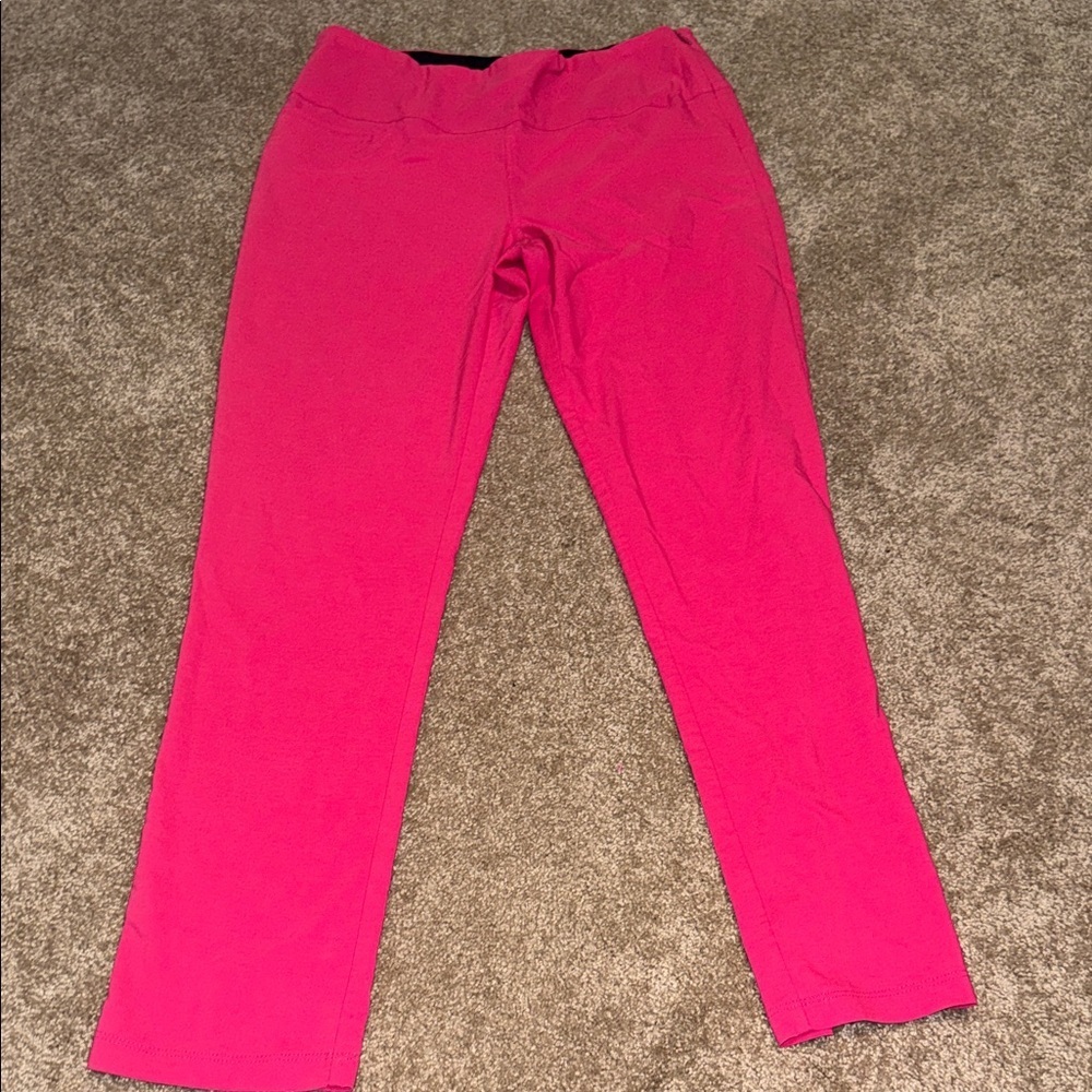 Frank Lyman Design Hot Pink Stretchy Pants - size 10  B12